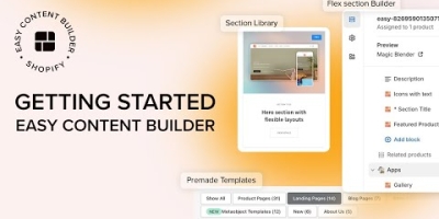 Getting Started with Easy Content Builder